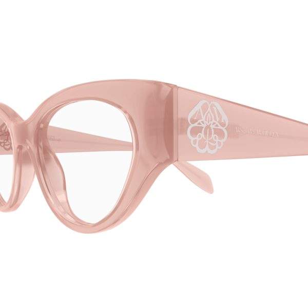 Alexander McQueen 0380O Rosa dettaglio asta