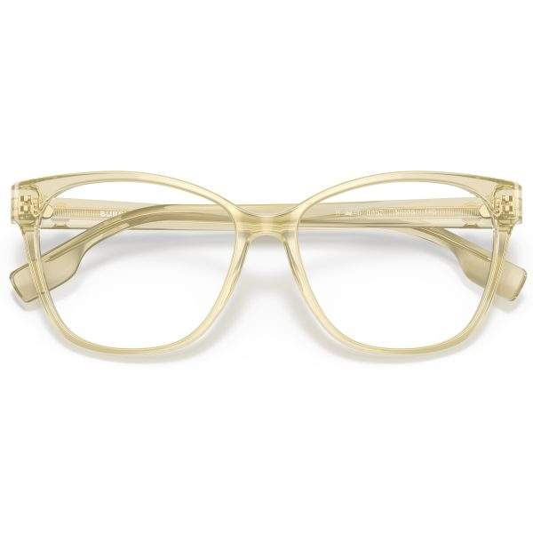 Occhiale da vista Burberry 2345 3852 colore giallino trasparente calibro 54