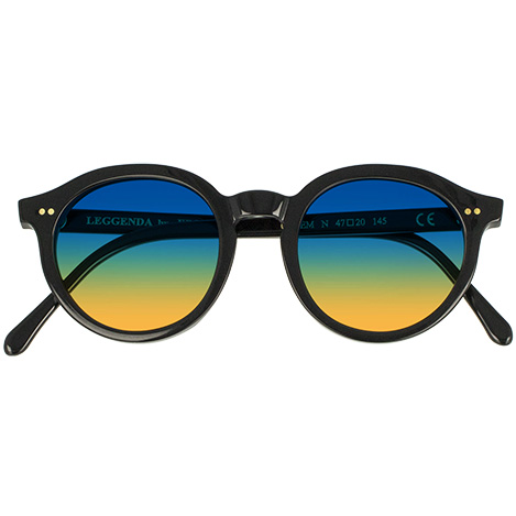Epos Golem N orange shaded blue lenses
