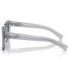 Prada 03ZS U430A9 colore grigio traslucido con lenti blu